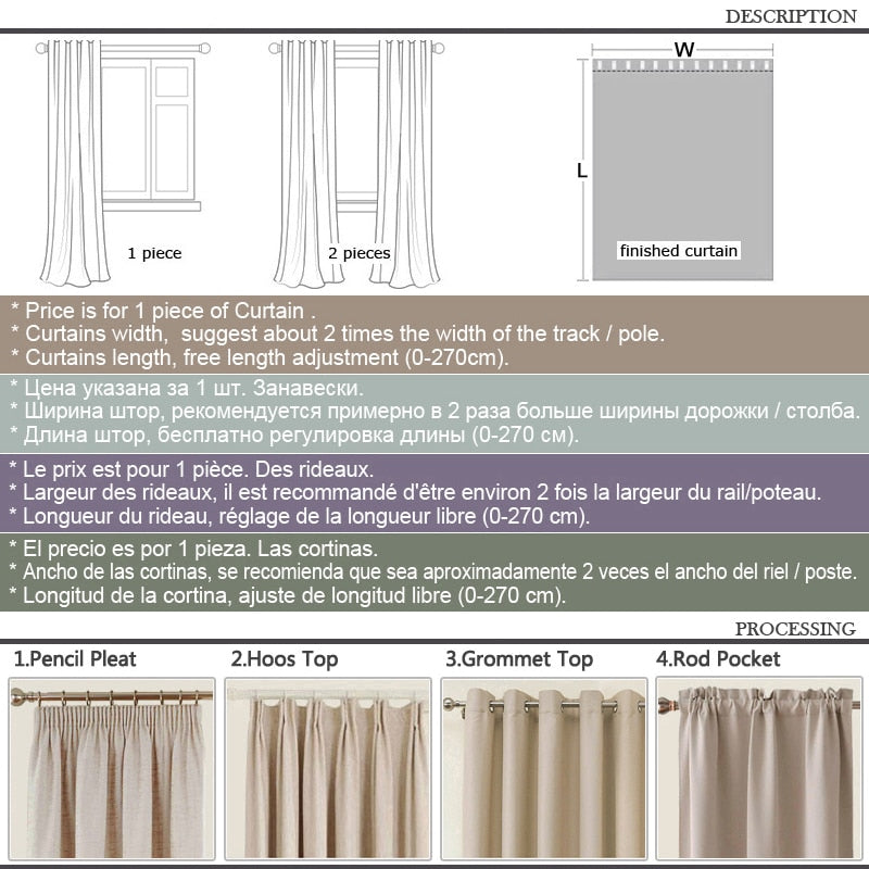 True Radiant Treasures Solid Waterproof Blackout Curtain - Stylish and functional linen curtain for home or office use. Complete light shading and privacy. Get yours today!