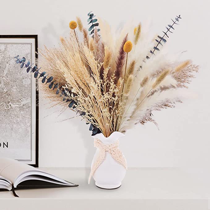 Natural Dried Pampas Bouquet Home Autumn Decoration
