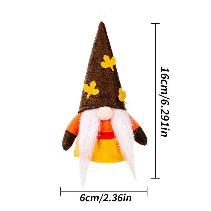 Fall Dwarf Plush Ornaments, charming home decor with unique design, perfect for living rooms or bedrooms, evoking a warm and inviting atmosphere.