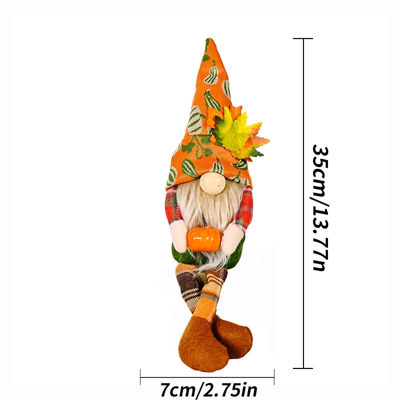 Fall Dwarf Plush Ornaments, charming home decor with unique design, perfect for living rooms or bedrooms, evoking a warm and inviting atmosphere.