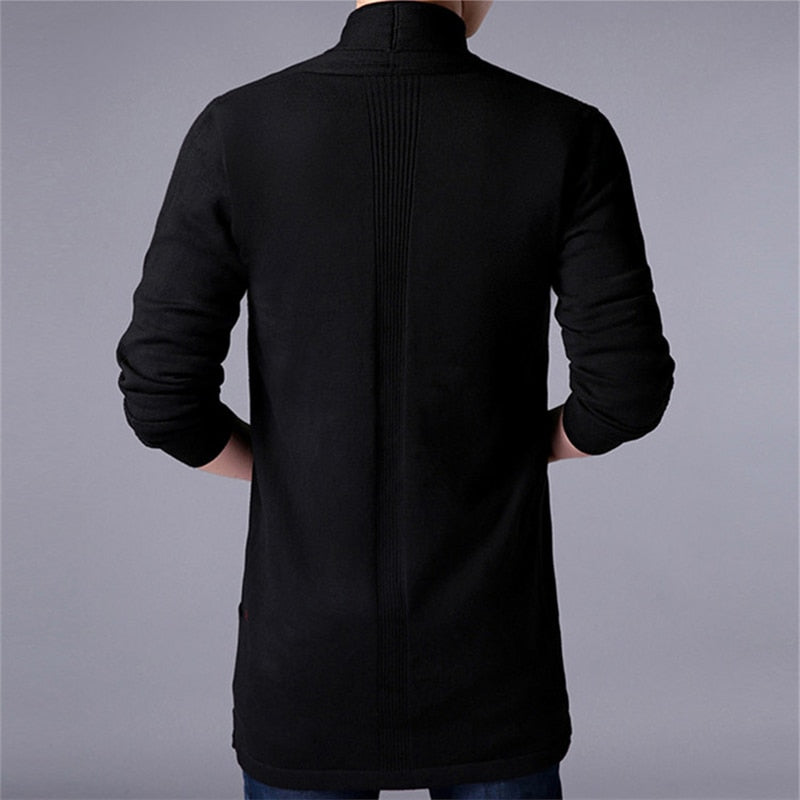 Cozy Cotton Coat - Stay Warm in Cold Weather. Long Sleeves and Turtleneck. Length Provides Wind Protection. Available in Different Colors and Sizes.