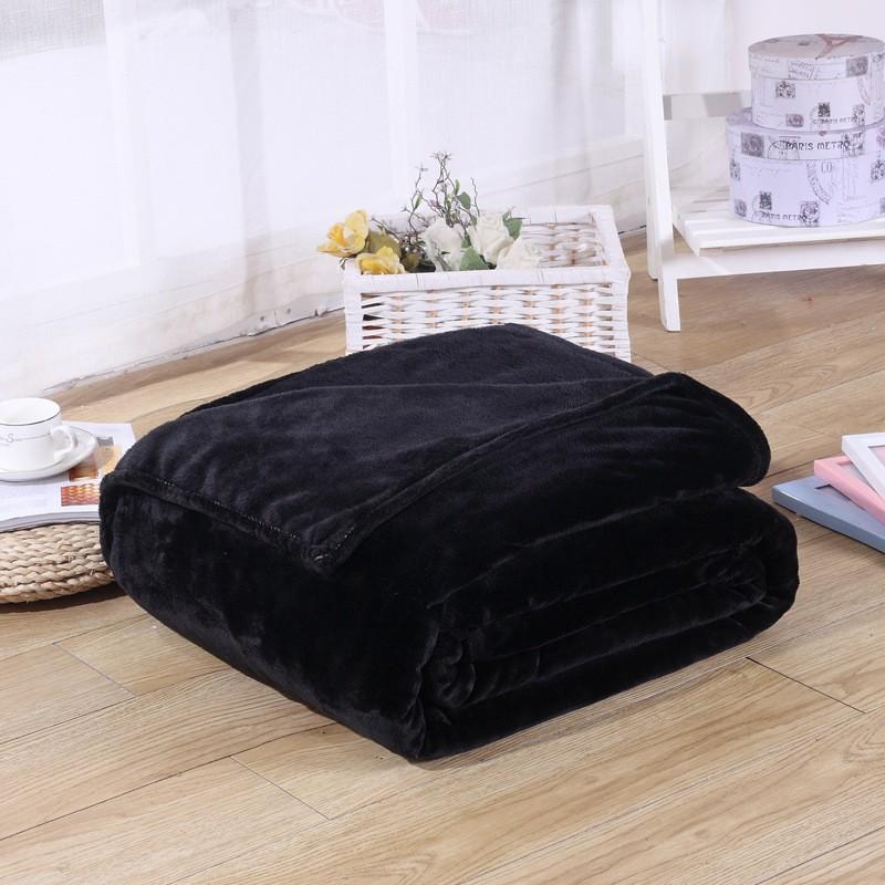 Super soft and comfy Solid Color Fleece Blanket in a rich, solid color, offering warmth and relaxation. Perfect for home, travel, and parties.