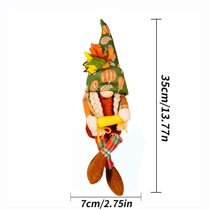 Fall Dwarf Plush Ornaments, charming home decor with unique design, perfect for living rooms or bedrooms, evoking a warm and inviting atmosphere.