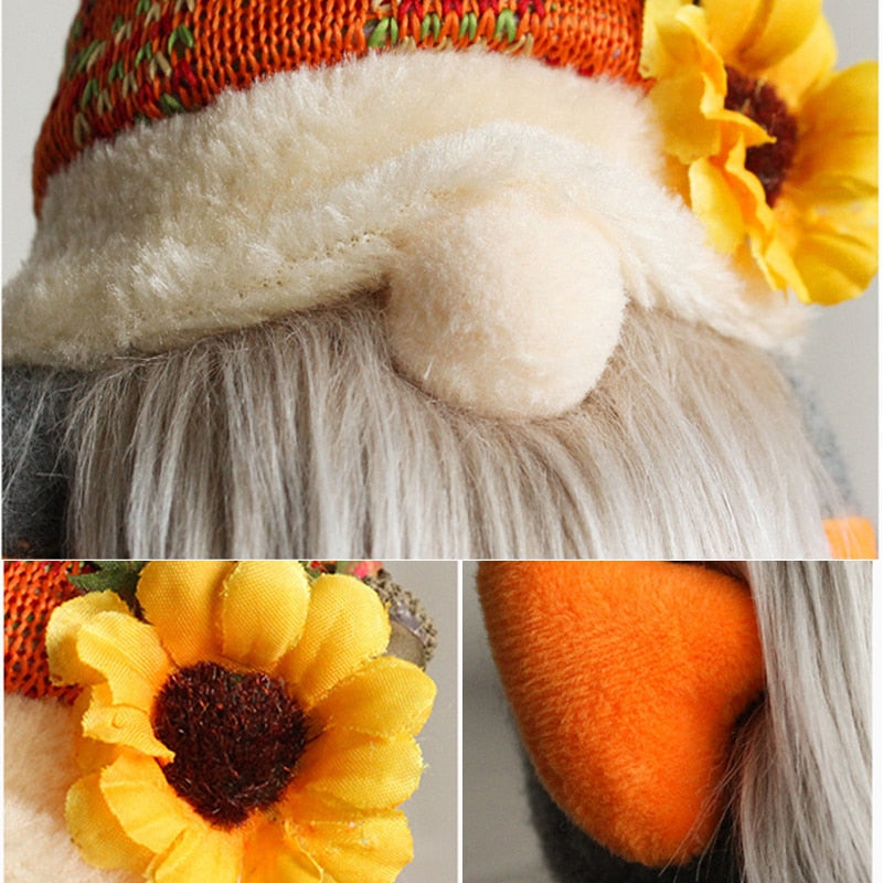 Fall Dwarf Plush Ornaments, charming home decor with unique design, perfect for living rooms or bedrooms, evoking a warm and inviting atmosphere.