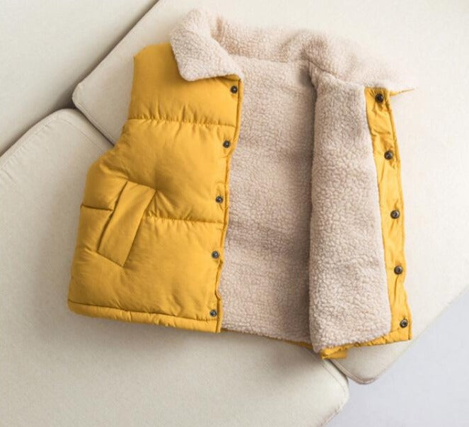 Thick Sleeveless Vest for Kids | Cotton Fabric | Various Colors & Sizes | 7 Months - 6 Years | Comfortable & Stylish