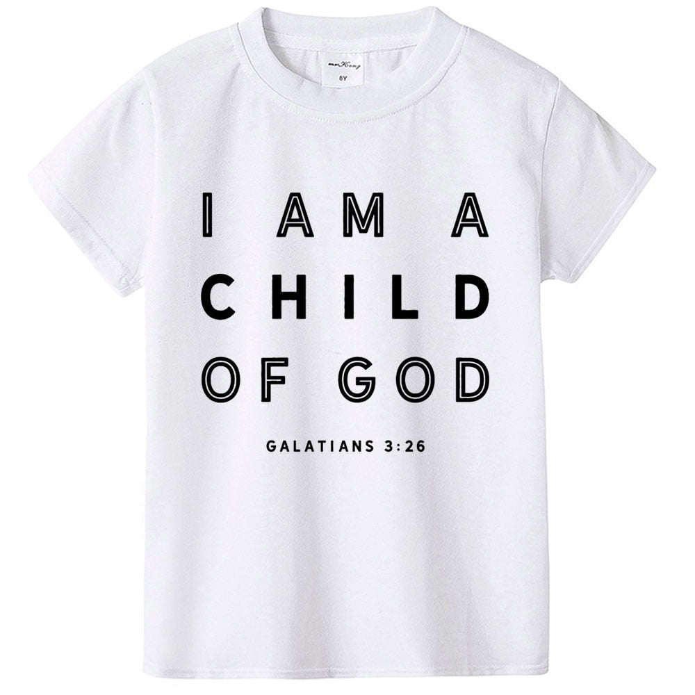 I Am A Child of God Kids' T-shirt