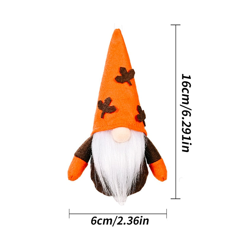 Fall Dwarf Plush Ornaments, charming home decor with unique design, perfect for living rooms or bedrooms, evoking a warm and inviting atmosphere.