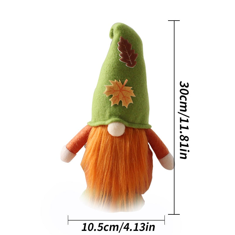 Fall Dwarf Plush Ornaments, charming home decor with unique design, perfect for living rooms or bedrooms, evoking a warm and inviting atmosphere.