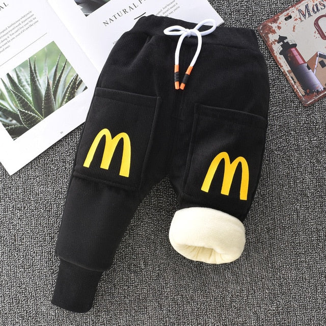 Winter warm cashmere pants, providing cozy comfort and style. Made of soft cashmere, available in various colors and sizes for ages 1 to 6 years old.