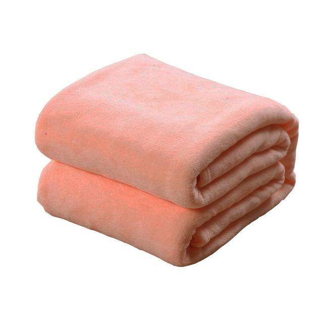 Super soft and comfy Solid Color Fleece Blanket in a rich, solid color, offering warmth and relaxation. Perfect for home, travel, and parties.