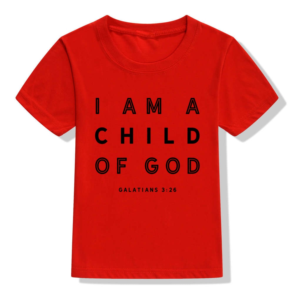 I Am A Child of God Kids' T-shirt
