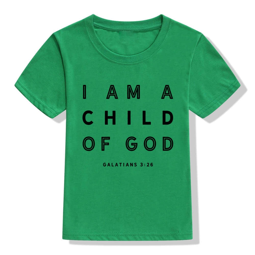 I Am A Child of God Kids' T-shirt