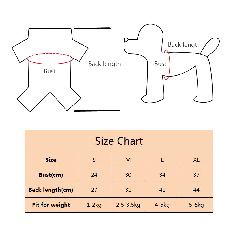 Please choose the size of your pet correctly.