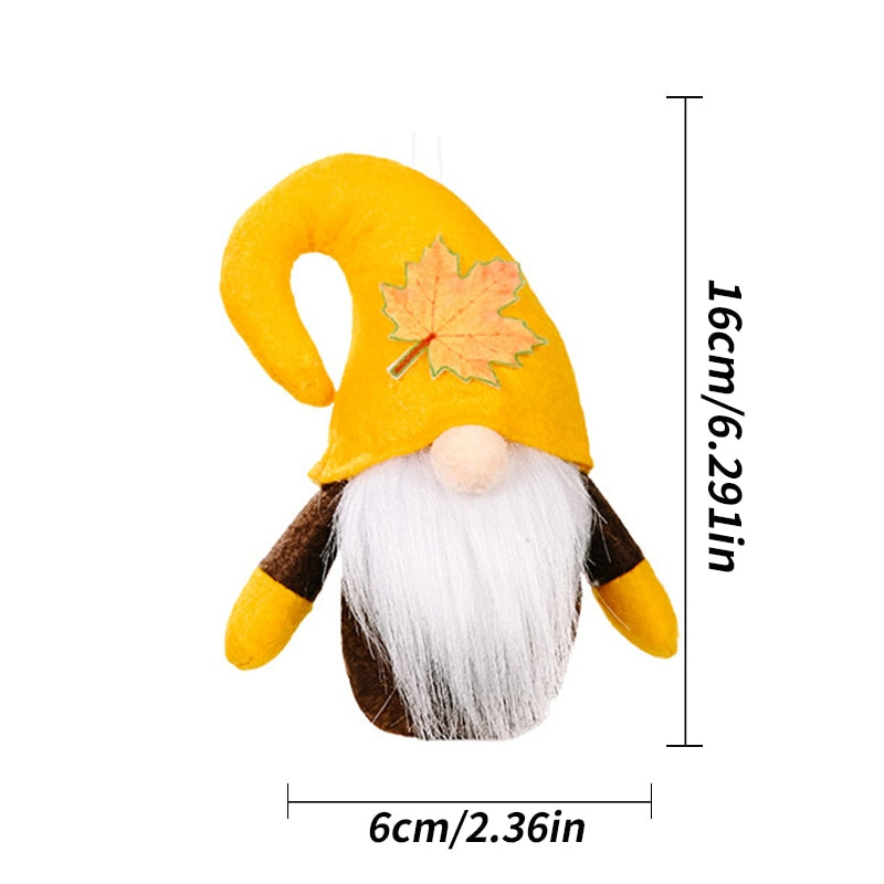 Fall Dwarf Plush Ornaments, charming home decor with unique design, perfect for living rooms or bedrooms, evoking a warm and inviting atmosphere.