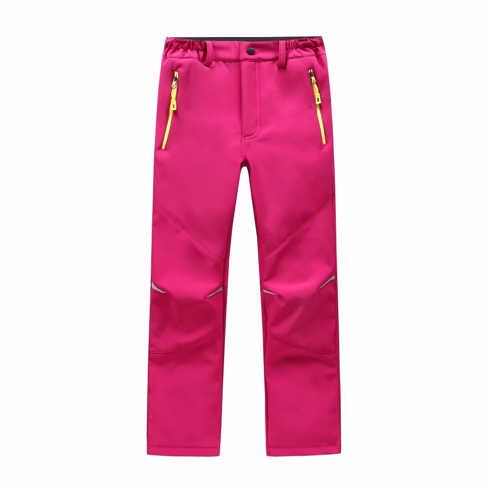 Waterproof Warm Trousers for boys, perfect for fall outdoor activities. Made of polyester and cotton for style, warmth, and comfort. Available in different colors. True-to-size fit based on waist size.