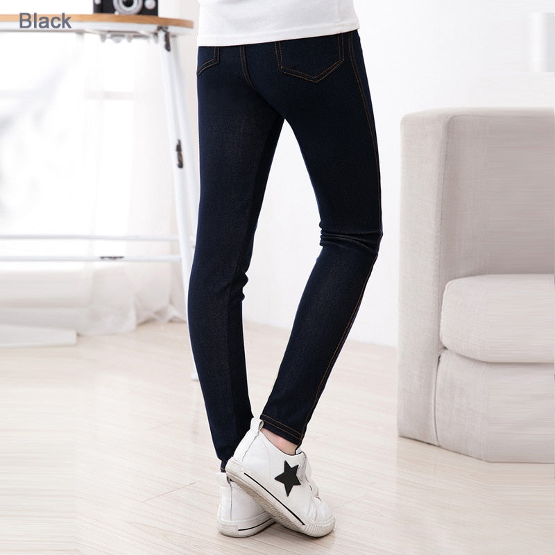True Radiant Treasures Girl's Pants - Comfortable and Stylish - Cotton and Spandex Blend - Sizes 2 to 12 Years - Various Colors - Perfect for Everyday Wear