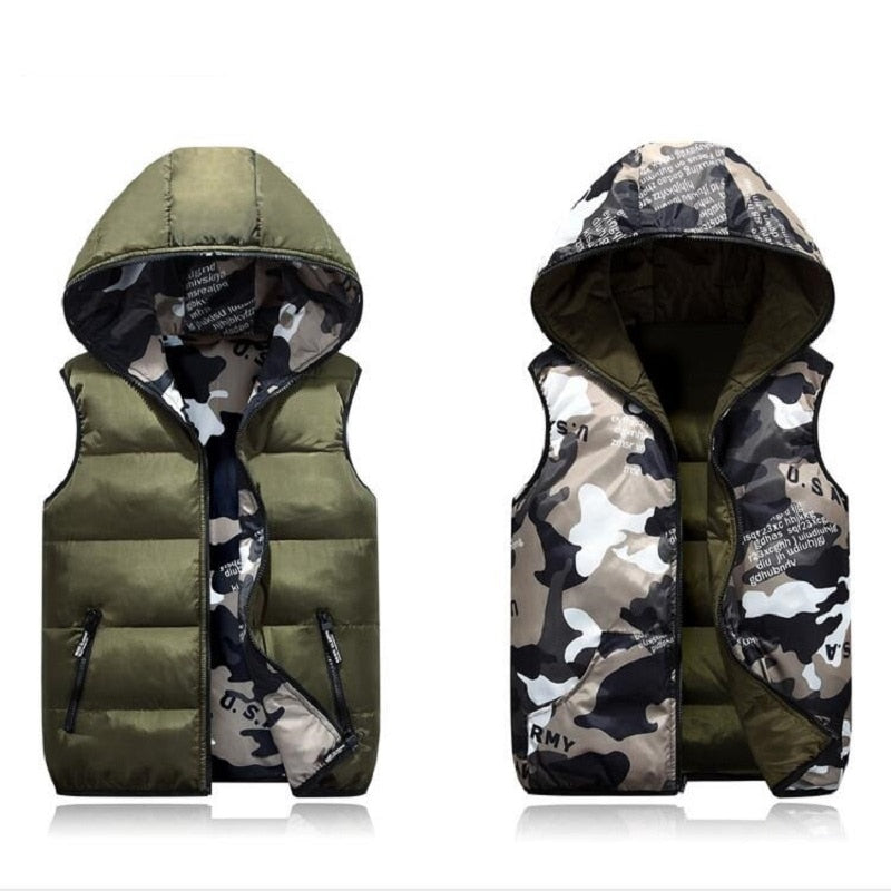 Camouflage Cotton Vest
