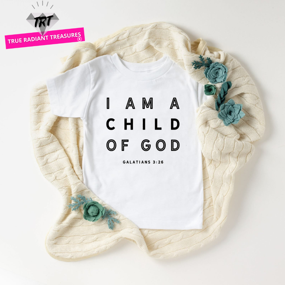 I Am A Child of God Kids' T-shirt