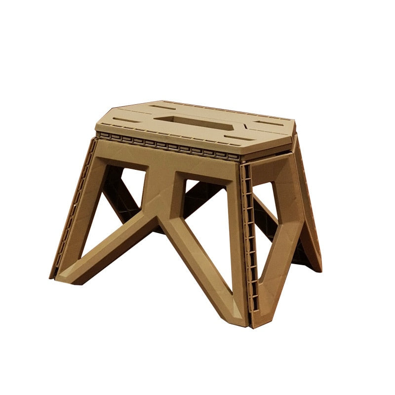 Portable Outdoor Folding Stool - Lightweight, durable, and versatile, perfect for camping, picnics, and beach outings.