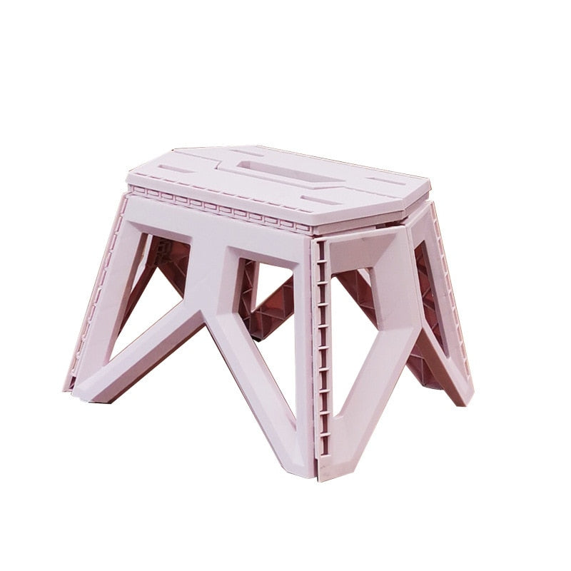 Portable Outdoor Folding Stool - Lightweight, durable, and versatile, perfect for camping, picnics, and beach outings.