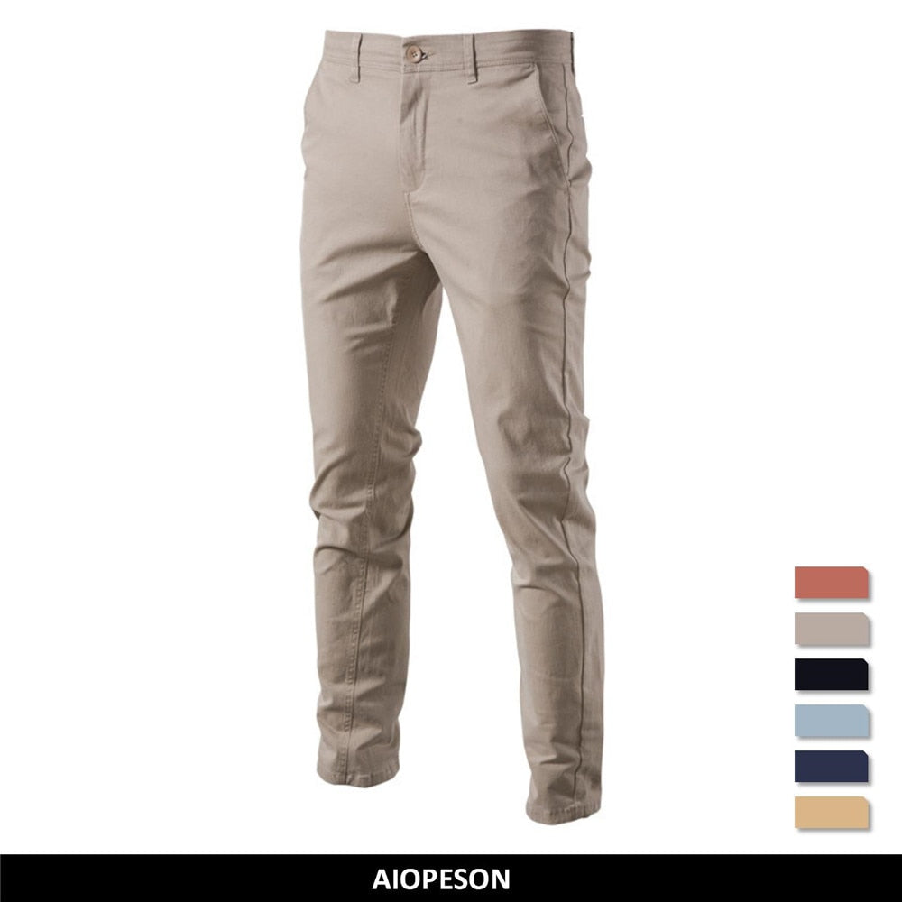 Men's Casual Cotton Trousers