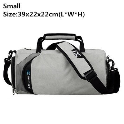 Multipurpose Sports Bag - Spacious and convenient bag for gym or travel. Big capacity storage and multiple-pocket design. Easy to carry.