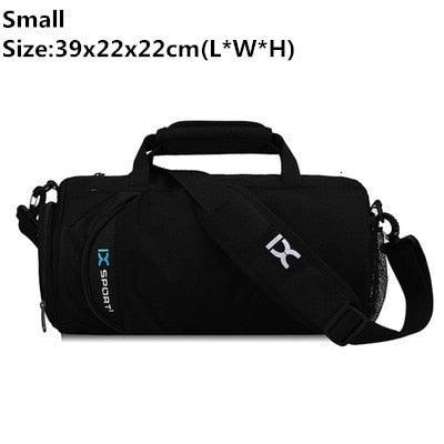 Multipurpose Sports Bag - Spacious and convenient bag for gym or travel. Big capacity storage and multiple-pocket design. Easy to carry.