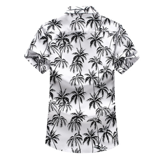 Men's Summer Hawaiian Shirt, polyester fabric, various colors and sizes, perfect summer gift for men.