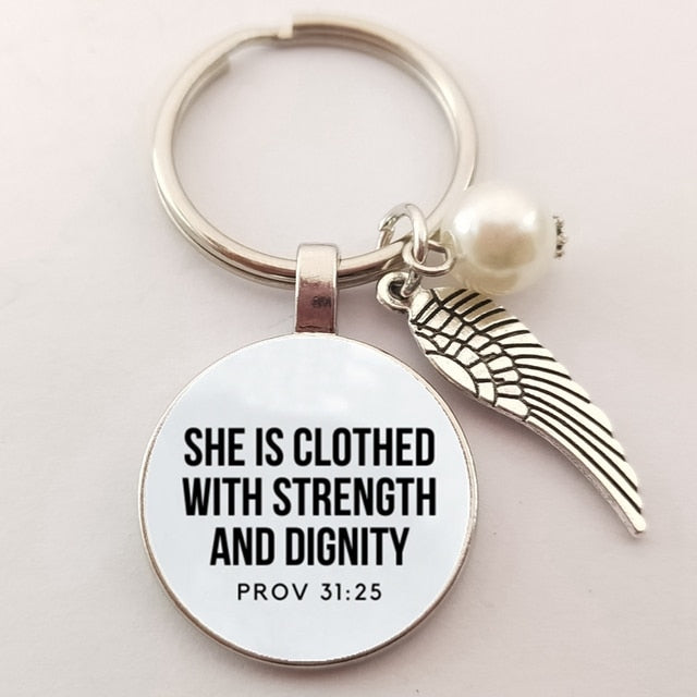 Bible Verse Key Chains