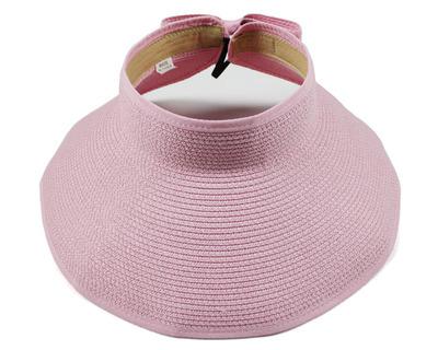 Summer Visor Foldable Cap made of durable paper and straw, perfect for a beach getaway.