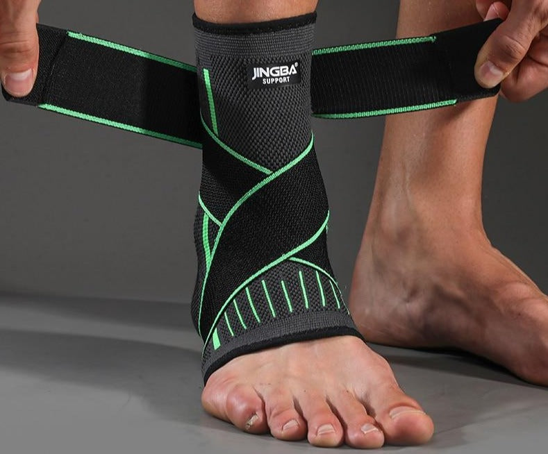 Ankle Supports for Active Sports - Ideal for Baseball, Basketball, Crossfit, Soccer, Golf, Hiking, Running, Tennis, Volleyball, and more. Provides superior ankle support without limiting mobility. Tight, form-fitting, and breathable compression fabric for joint stability and improved blood circulation.