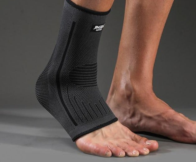 Ankle Supports for Active Sports - Ideal for Baseball, Basketball, Crossfit, Soccer, Golf, Hiking, Running, Tennis, Volleyball, and more. Provides superior ankle support without limiting mobility. Tight, form-fitting, and breathable compression fabric for joint stability and improved blood circulation.