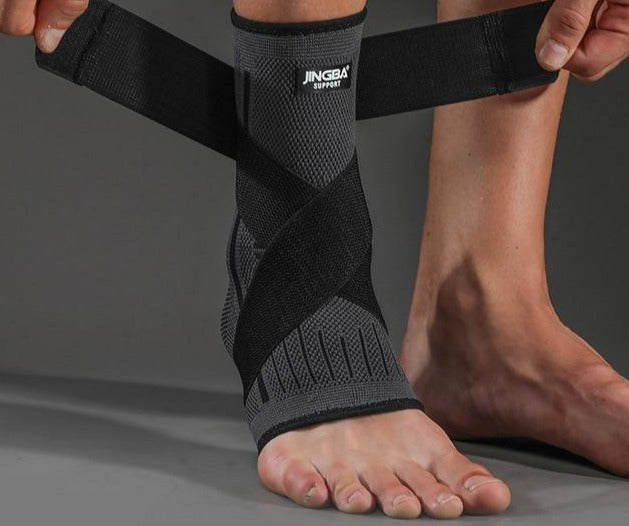 Ankle Supports for Active Sports - Ideal for Baseball, Basketball, Crossfit, Soccer, Golf, Hiking, Running, Tennis, Volleyball, and more. Provides superior ankle support without limiting mobility. Tight, form-fitting, and breathable compression fabric for joint stability and improved blood circulation.