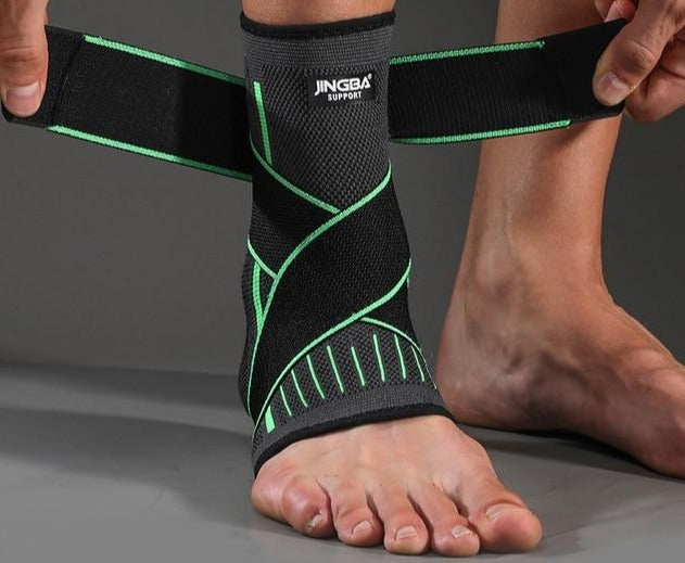 Ankle Supports for Active Sports - Ideal for Baseball, Basketball, Crossfit, Soccer, Golf, Hiking, Running, Tennis, Volleyball, and more. Provides superior ankle support without limiting mobility. Tight, form-fitting, and breathable compression fabric for joint stability and improved blood circulation.