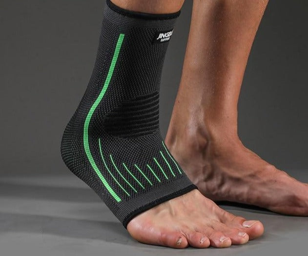 Ankle Supports for Active Sports - Ideal for Baseball, Basketball, Crossfit, Soccer, Golf, Hiking, Running, Tennis, Volleyball, and more. Provides superior ankle support without limiting mobility. Tight, form-fitting, and breathable compression fabric for joint stability and improved blood circulation.