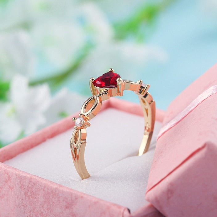 Simple Heart Ring, symbol of love and care. Express deep affection. Perfect gift for loved ones.
