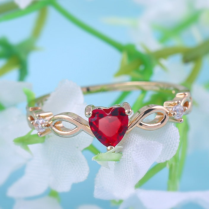 Simple Heart Ring, symbol of love and care. Express deep affection. Perfect gift for loved ones.
