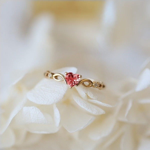 Simple Heart Ring, symbol of love and care. Express deep affection. Perfect gift for loved ones.