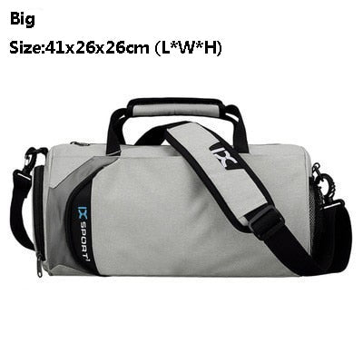 Multipurpose Sports Bag - Spacious and convenient bag for gym or travel. Big capacity storage and multiple-pocket design. Easy to carry.