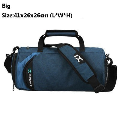 Multipurpose Sports Bag - Spacious and convenient bag for gym or travel. Big capacity storage and multiple-pocket design. Easy to carry.