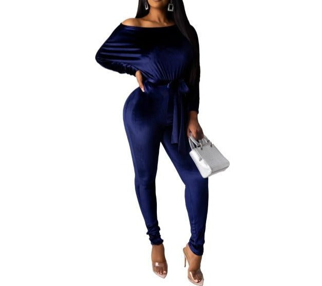 Party-Ready Sexy Stretch Jumpsuit for Women - Perfect for the Holiday Season