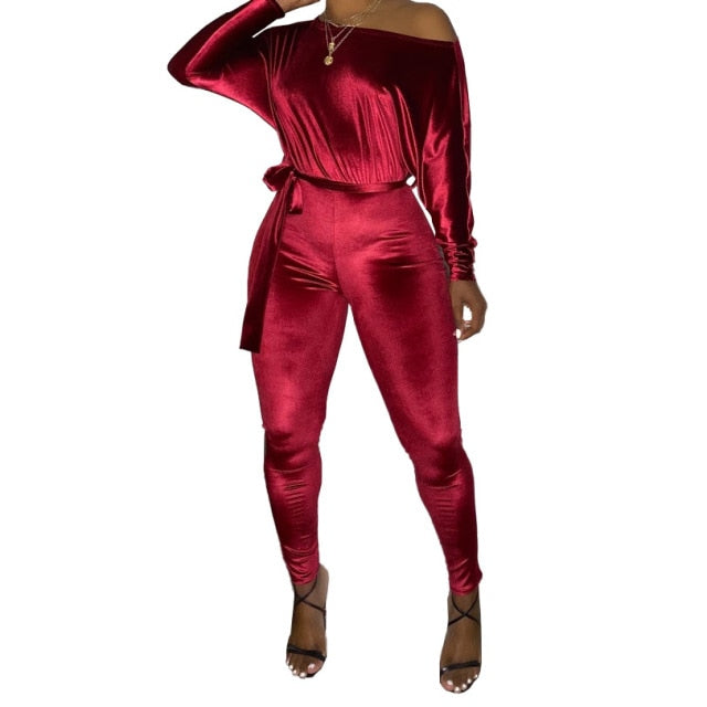 Party-Ready Sexy Stretch Jumpsuit for Women - Perfect for the Holiday Season