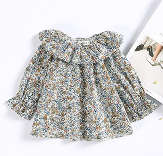 Floral Spring Baby Girl's Shirt