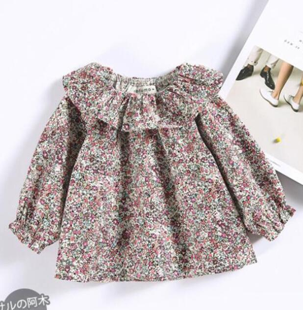 Floral Spring Baby Girl's Shirt
