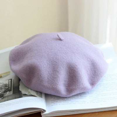 Wool French Beret Beanie made of soft material perfect for the cooler months. Available in multiple colors. Pair it with your off-duty outfits and represent TRT brand. Get yours now!