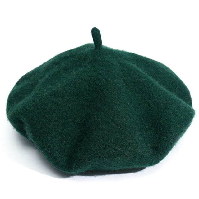 Wool French Beret Beanie made of soft material perfect for the cooler months. Available in multiple colors. Pair it with your off-duty outfits and represent TRT brand. Get yours now!