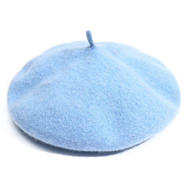 Wool French Beret Beanie made of soft material perfect for the cooler months. Available in multiple colors. Pair it with your off-duty outfits and represent TRT brand. Get yours now!