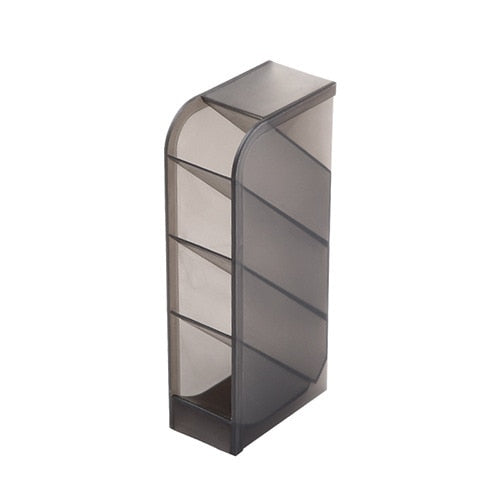 Grid Acrylic Lipstick Box Case Organizer for stylish and organized storage of lipsticks and other essentials.