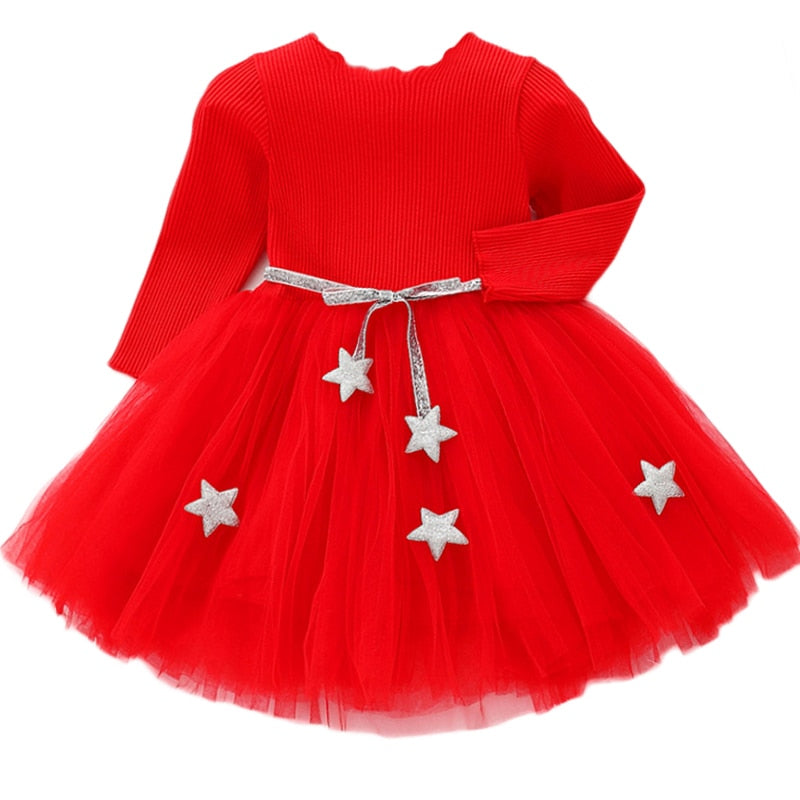 Girls Elegant Party Dress - Fine materials, carefully crafted designs, available in sizes for baby girls 7-12 months, 13-24 months, 25-36 months, and 4-6 years.