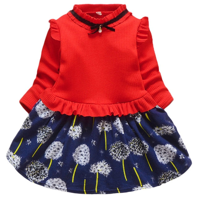Girls Elegant Party Dress - Fine materials, carefully crafted designs, available in sizes for baby girls 7-12 months, 13-24 months, 25-36 months, and 4-6 years.